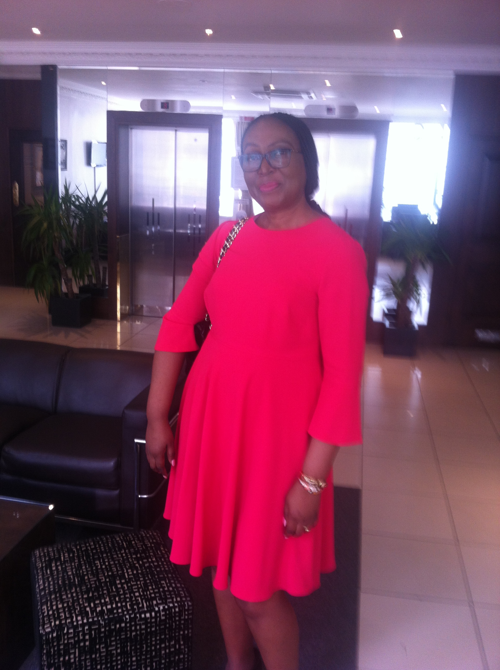 Annie Ka standing at a leadership event